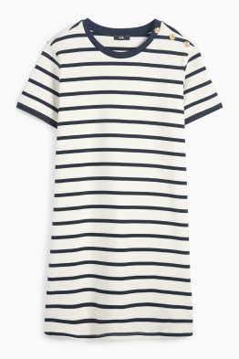 T-shirt dress - striped