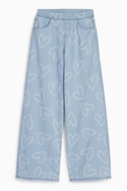 Wide leg jeans - cu model