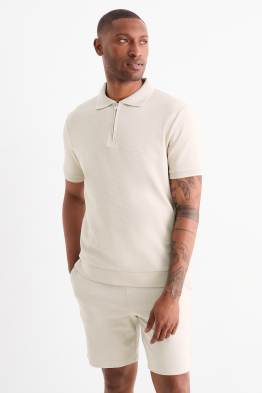 Poloshirt - Regular Fit - strukturiert