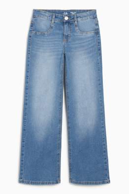 Wide leg jeans