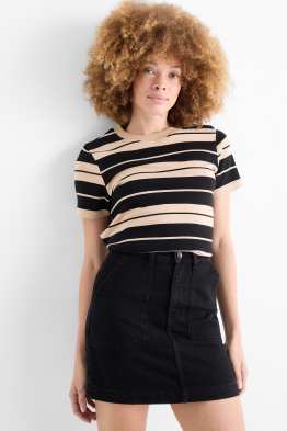 Tricou - slim fit - cu dungi