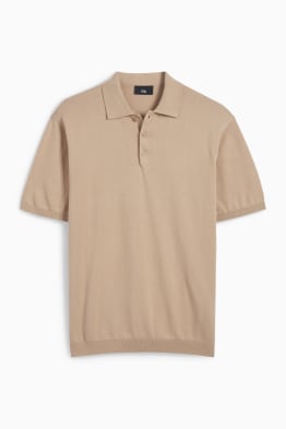 Tricou polo tricotat - regular fit