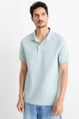 Tricou polo din tricot - regular fit - structurat