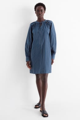 Rochie tip bluză - cu dungi