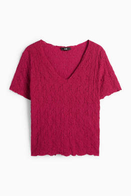 Tricou - regular fit - structurat