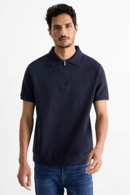 Poloshirt - Regular Fit - strukturiert