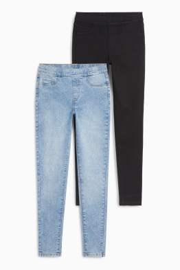 Multipack 2 perechi - jegging jeans - talie medie