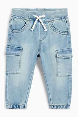 Jeans cargo pentru bebeluși