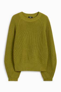 Pullover - gerippt