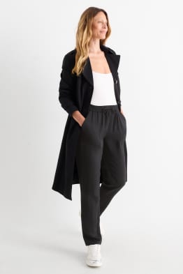 Pantaloni de stofă - talie medie - tapered fit