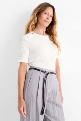 Tricou - regular fit - structurat