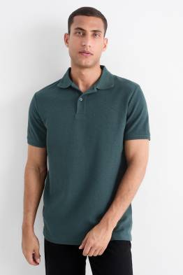 Tricou polo din tricot - regular fit - structurat