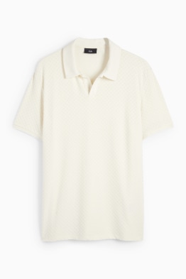 Tricou polo - regular fit - structurat