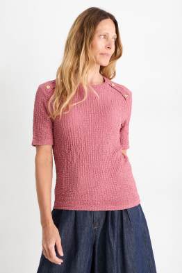 Tricou - regular fit - structurat