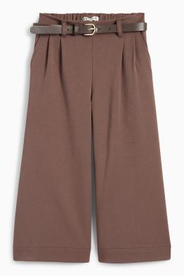 Pantaloni de stofă cu curea