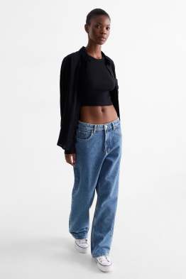 Baggy jeans - talie medie