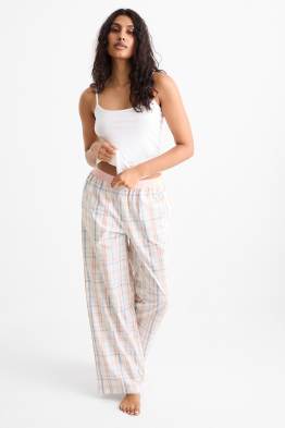 Pantaloni de pijama - în carouri