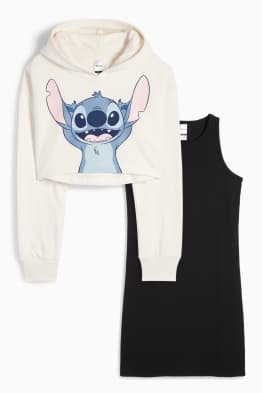 Lilo & Stitch - set - hanorac și rochie - 2 piese