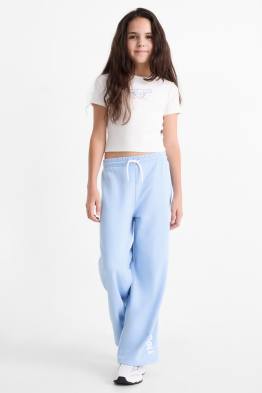 Cinnamoroll - set - tricou cu mânecă scurtă și pantaloni de trening - 2 piese