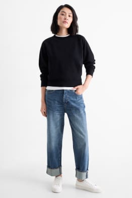 Relaxed jeans - talie medie - LYCRA®