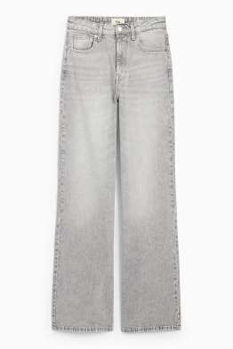 Wide leg jeans - talie înaltă