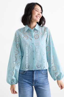 Bluză - broderie englezească