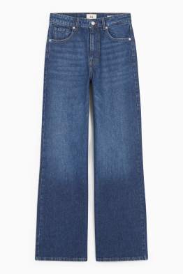 Wide leg jeans - talie înaltă