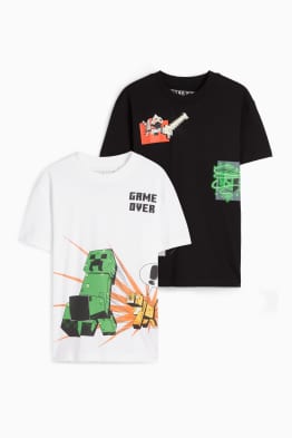 Multipack 2 buc. - Minecraft - tricou cu mânecă scurtă