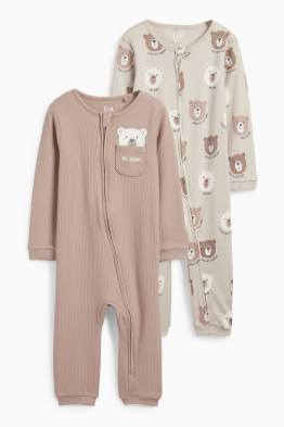 Multipack 2 buc. - ursuleți - pijama salopetă bebeluși