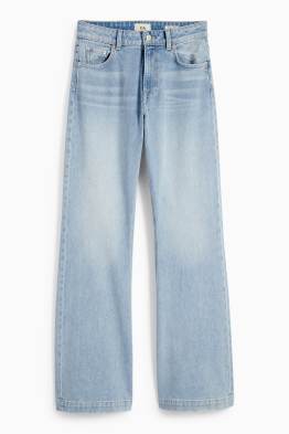 Loose flared jeans - talie medie