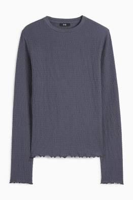 Tricou cu mânecă lungă - structurat