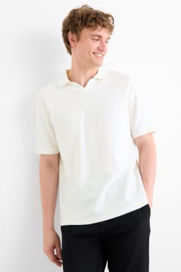 Tricou polo tricotat - regular fit