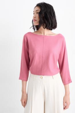 Pulover din tricot fin