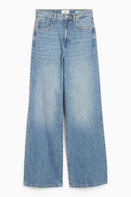 Wide leg jeans - talie înaltă