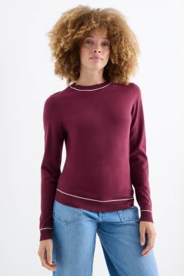 Pulover din tricot fin