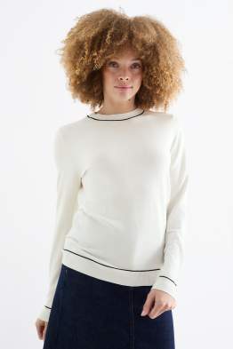 Pulover din tricot fin