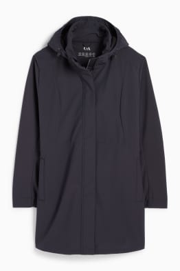 Palton din softshell cu glugă - rezistent la apă - 4 Way Stretch