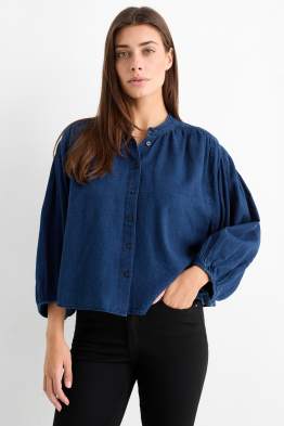 Bluză - aspect de jeans