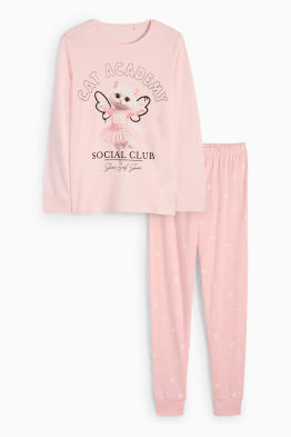 Pisică balerină - pijama - 2 piese