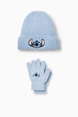 Lilo & Stitch - set - căciulă tricotată și mănuși - 2 piese