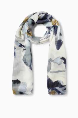 Šála - s květinovým vzorem