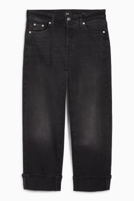 Boyfriend jeans - talie medie - LYCRA®