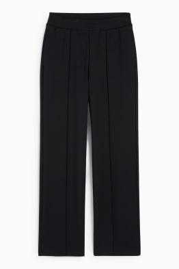 Pantaloni din jerseu - talie medie - straight fit