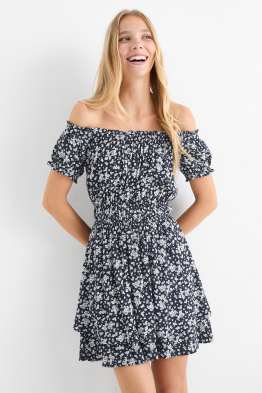 Rochie fit & flare - cu flori