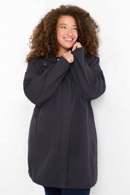 Palton din softshell cu glugă - rezistent la apă - 4 Way Stretch