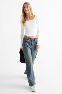 Baggy jeans - talie medie