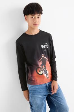 Confezione da 3 - BMX e graffiti - maglia a maniche lunghe
