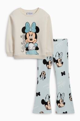 Minnie Mouse - set - bluză de molton și colanți evazați