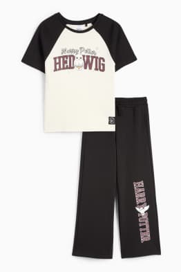Harry Potter - set - tricou cu mânecă scurtă și pantaloni de trening - 2 piese