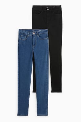 Multipack 2 perechi - jegging jeans - talie înaltă